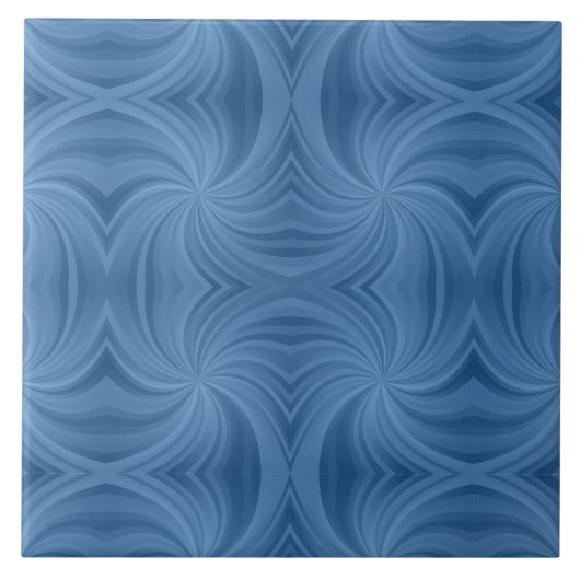 carreau en spirale bleu (Devant)