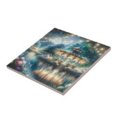 Carreau Enchanted Garden Gazebo Twilight Reflection (Côté)