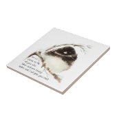 Carreau Encourageant, Écriture Matthieu 8:28 Oiseaux migno (Côté)