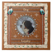 Carreau Énergie de loyauté du chien (Devant)