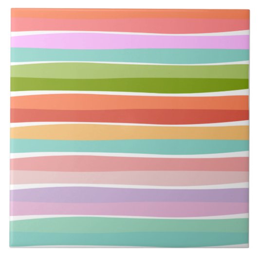 Carreau Enfants à rayures d'été (Devant)