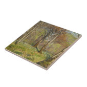 Carreau Enfants dans la forêt printanière H.A. Brendekilde (Côté)