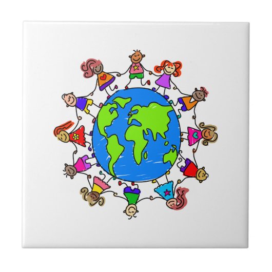 Carreau Enfants du monde (Devant)