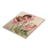 Carreau Enfants Mignons Roses Roses Pink (Côté)