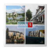 Carreau ENG006 CHÂTEAU DE LEEDS, PONT ROYAL NOUS, Douvres, (Devant)