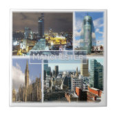 Carreau ENG023 MANCHESTER, Angleterre, Europe, (Devant)