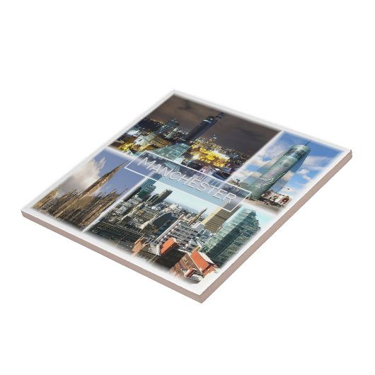 Carreau ENG023 MANCHESTER, Angleterre, Europe, (Côté)