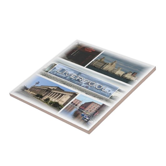 Carreau ENG026 LIVERPOOL, Angleterre, Europe, (Côté)