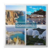 Carreau ENG028 CORNWALL, Angleterre, Europe, (Devant)