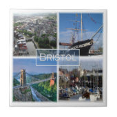 Carreau ENG029 BRISTOL, Angleterre, Europe, (Devant)