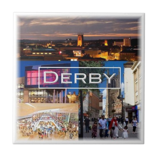 Carreau ENG034 DERBY, Angleterre, Europe, (Devant)