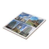 Carreau ENG044 LEICESTER, Angleterre, Europe, (Côté)