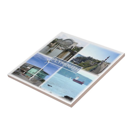 Carreau ENG045 PLYMOUTH DEVON, Angleterre, Europe, (Côté)