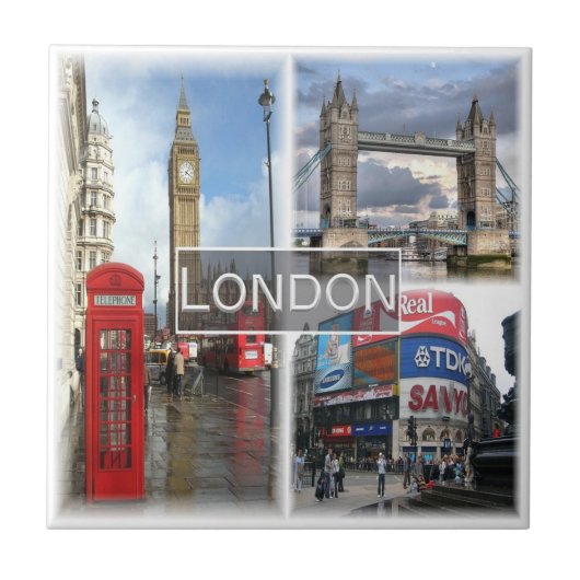 Carreau ENG048 LONDRES, Angleterre, Europe, (Devant)