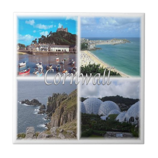 Carreau ENG076 CORNWALL, Land's end St. Ive, (Devant)