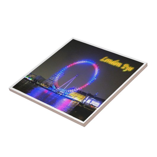 Carreau ENG081 LONDRES EYE, Angleterre, Europe, (Côté)