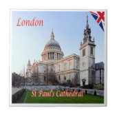 CARREAU ENG083 CATHÉDRALE DE LONDRES SAINT-PAUL, (Devant)