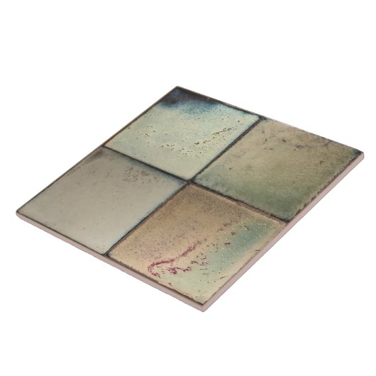 Carreau Ensemble de 4 décorations murales en marbre marbré (Côté)