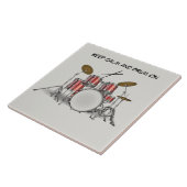 Carreau Ensemble de tambours illustrés (Côté)