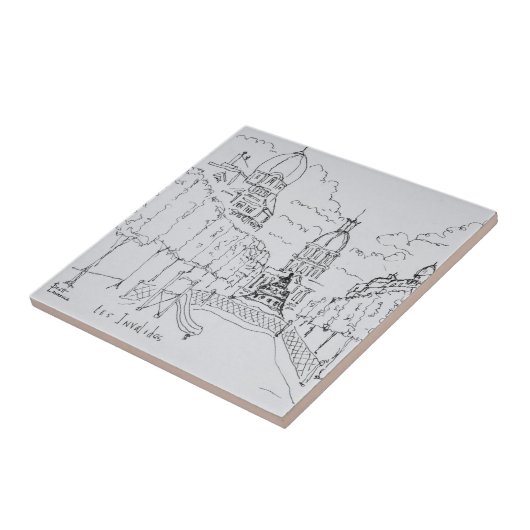 Carreau Entrée des Invalides, Paris, France (Côté)