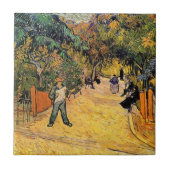 Carreau Entrée d'un parc public à Arles. (Devant)