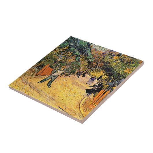 Carreau Entrée d'un parc public à Arles. (Côté)