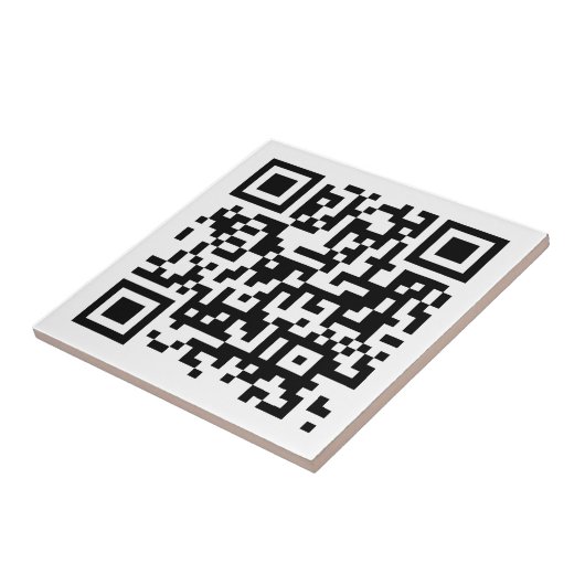 Carreau Entreprise Client Code QR Modèle Petit (Côté)