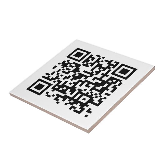 Carreau Entreprise personnalisée Code QR Modèle petit (Côté)