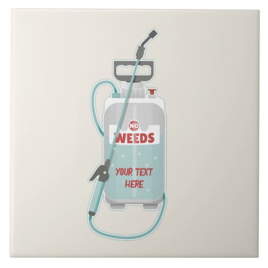 Carreau Entretien du jardin de pulvérisation de mauvaises  (Devant)