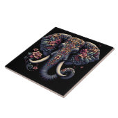 Carreau Éphant floral (Côté)