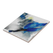 Carreau Ephéméral - Bleu et gris (Côté)