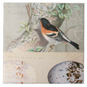 Carreau Ephémère de script botanique de collection d'oisea (Devant)