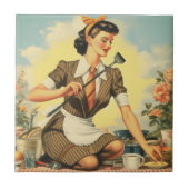 Carreau Épingle de beauté vintage (Devant)