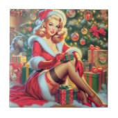 Carreau Épingle de Noël Vintage (Devant)