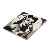 Carreau Épingle Goth vintage (Côté)