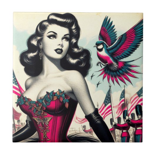 Carreau Épingle vintage alternative (Devant)