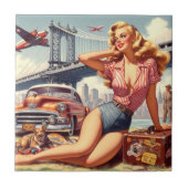 Carreau Épingle vintage Blonde (Devant)