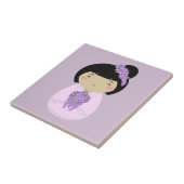 Carreau Épouse Kokeshi Wisteria (Côté)