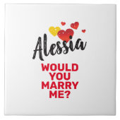 Carreau Épouse-moi (Devant)