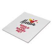 Carreau Épouse-moi (Côté)