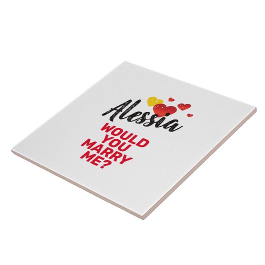 Carreau Épouse-moi (Côté)