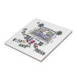 Carreau Épouses Mariages lesbiennes<br><div class="desc">Les cadeaux de mariage gay lesbien et les faveurs de mariage lesbien pour les mariées gaies attachant le noeud et se mariant. La photo de deux mariées en voiture avec des boîtes en étain accrochées au dos dit Just Married. Idées cadeaux pour les femmes lesbiennes ayant un mariage.</div>