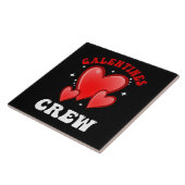 Carreau Équipe Galentines Cœur (Côté)