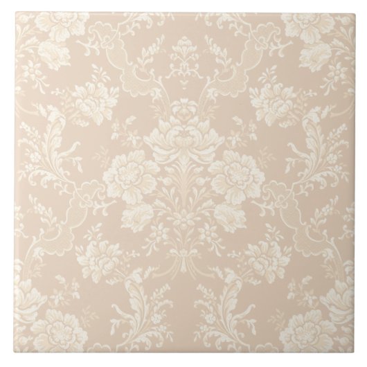 Carreau Équipe romaine de Floral Damask (Devant)