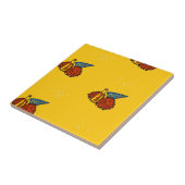 Carreau Équipement de courtoisie jaune (Côté)