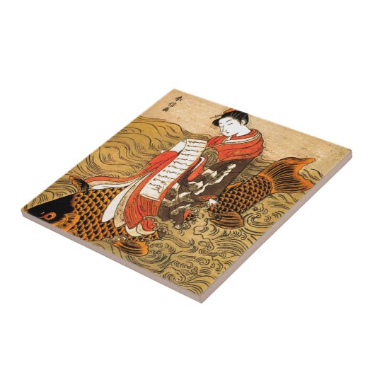 Carreau Équitation de Koi (Côté)