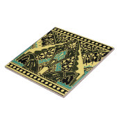 Carreau Ere victorienne 1870 Art Nouveau Frieze Motif (Côté)