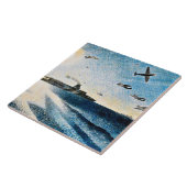 Carreau Eric Ravilious - HMS glorieux dans l'Arctique (Côté)