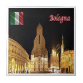 Carreau ERM001 BOLOGNA par nuit, Italie, (Devant)