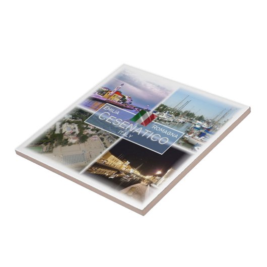 Carreau ERM027 CESENATICO, Émilie-Romagne Italie, (Côté)